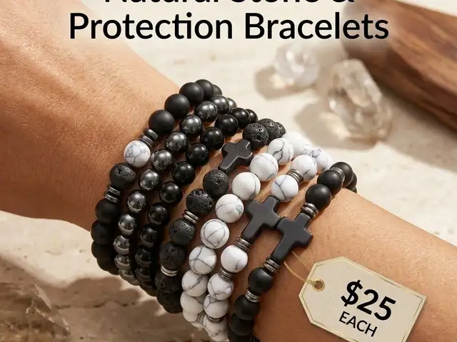 Natural stone bracelets, Charlieville