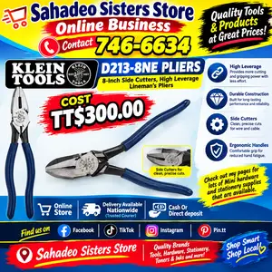 Klein Toos 8inch linesman pliers, Couva
