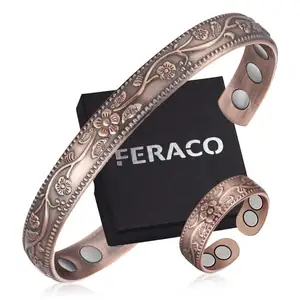 Copper Bracelet with ring, Duncan Village