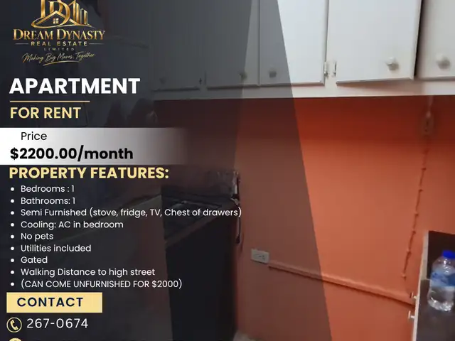1-bedroom apartment in St. Joseph to rent, San Fernando