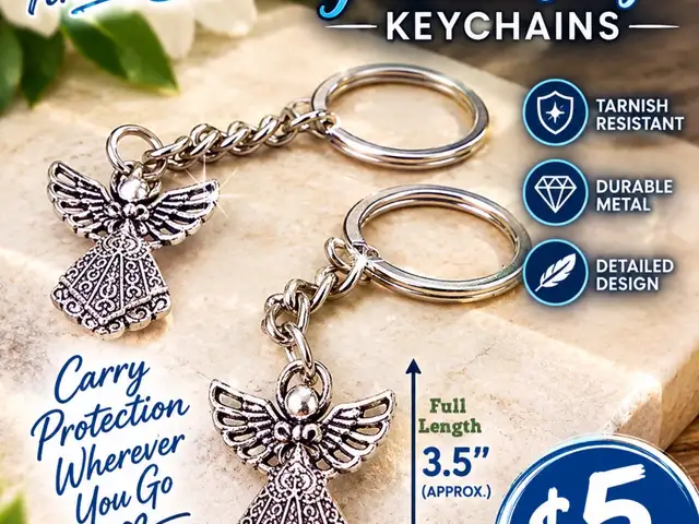 Guardian angel keychains, Charlieville