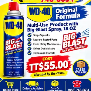 WD40 Multipurpose Lubricating Spray, Couva