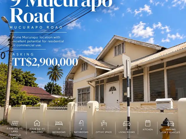 3-bedroom house in Mucurapo for sale, Mucurapo