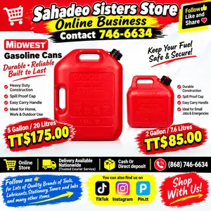 Gas container 5g and 2 g, Couva