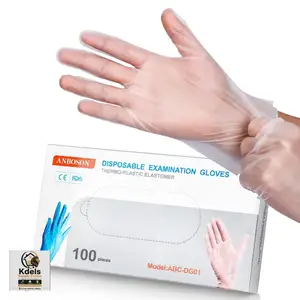 Duro Disposable Gloves made from thermo-plastic elastomer TPE containing 100, Couva
