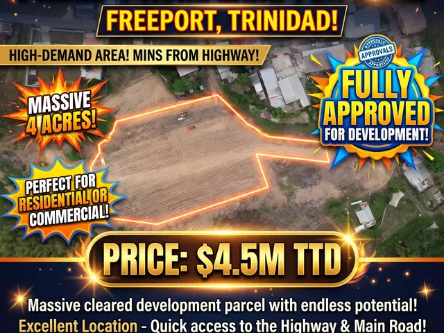 Residential land 174240 sq.ft, Freeport
