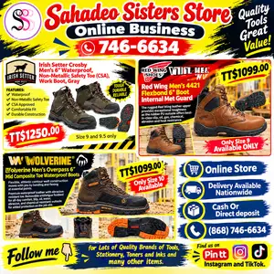 Work Boots - Red Wing. Wolverine, Irish Setter Waterproof, Couva