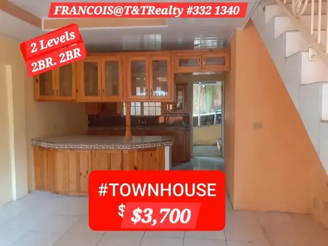 2-bedroom townhouse in SAN FERNANDO to rent, Arouca