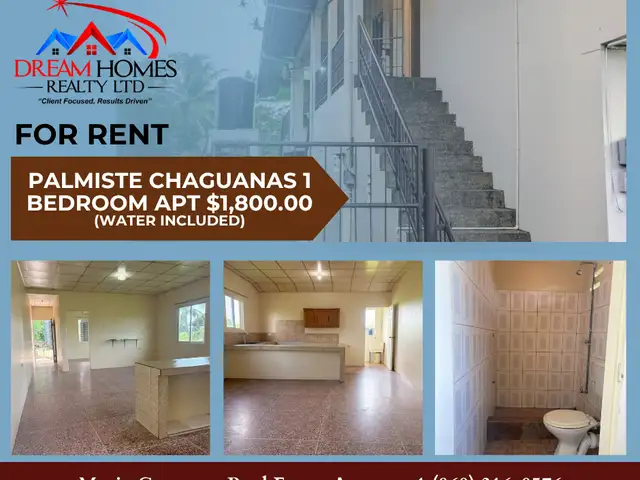 1-bedroom apartment in Main Road, Palmiste, Chaguanas to rent, Chaguanas