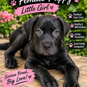 CANE CORSO FEMALE PUPPY, Diego Martin