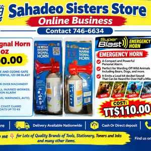 Super Blast Emergency Horn and Marine Signal Horns, Couva
