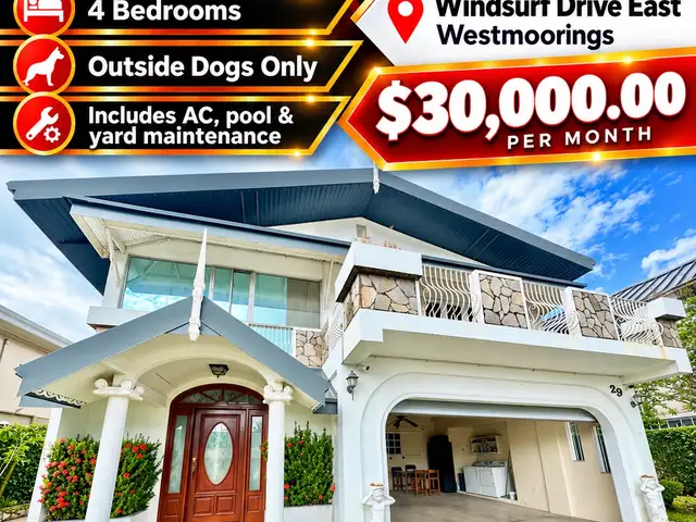 4-bedroom house in Westmoorings to rent, Westmoorings