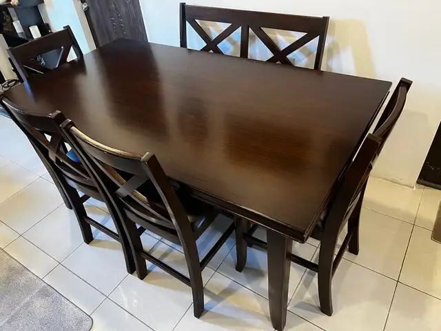 Manaco 6 Pc Dining Set, Couva